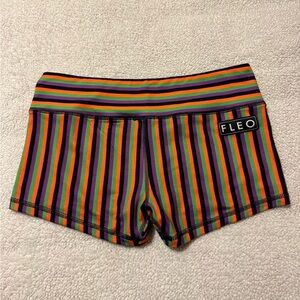 FLEO Witch Please 2.0 Stripe Halloween Athletic Shorts OGs Rare